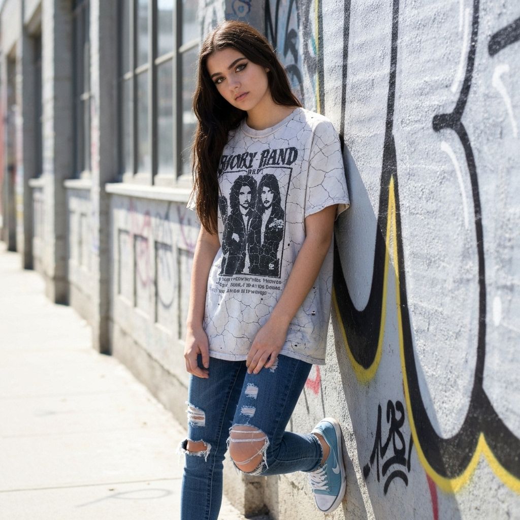 Graphic Band Tee